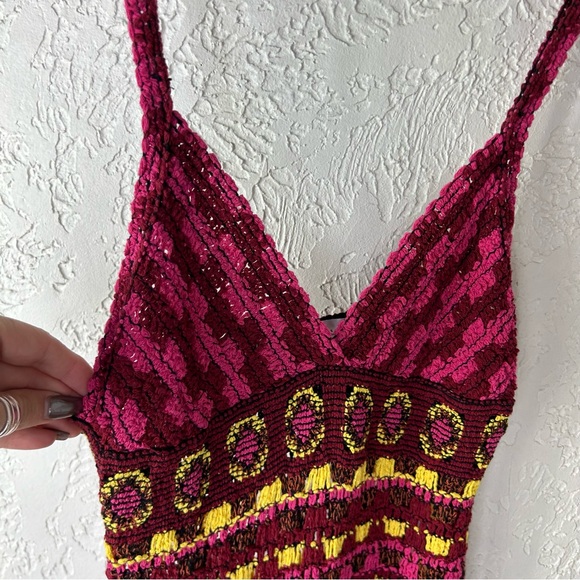 ZARA*RARE*BLOGGER FAVE Knit V Neck Dress Size S - Picture 10 of 16